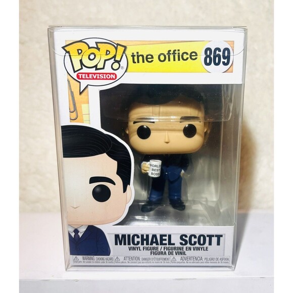 Funko Pop! Television The Office Michael Scott #869 Vinyl Figure With Protector - Picture 1 of 7